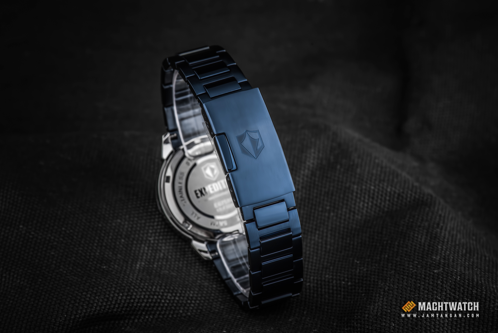 Expedition E 6758 BF BTUBU Ladies Blue Dial Blue Stainless Steel Strap Machtwatch